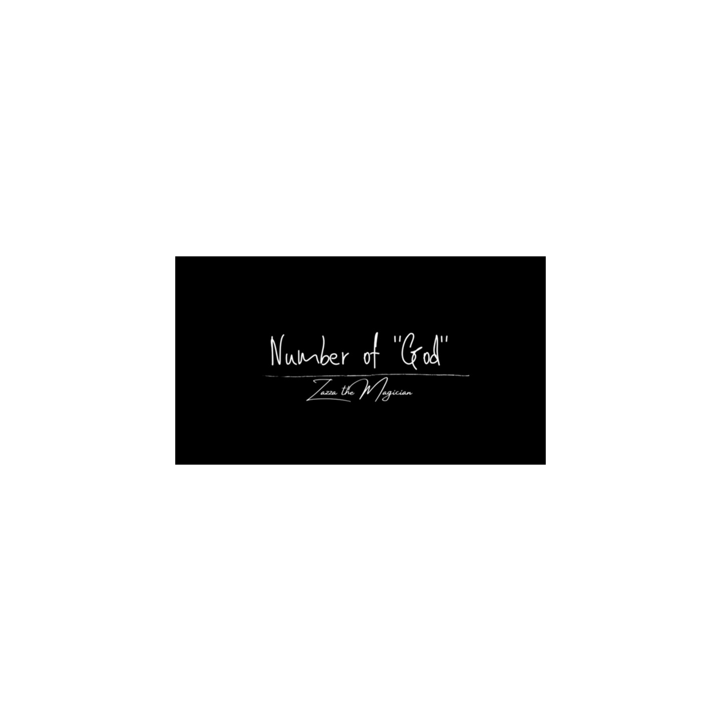 The Number Of "God" by Zazza The Magician video DOWNLOAD