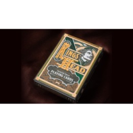 Kings Head (Green & Yellow) Playing Cards by Joker and the Thief