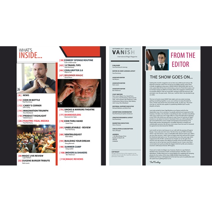 Vanish Magazine 38 eBook DOWNLOAD