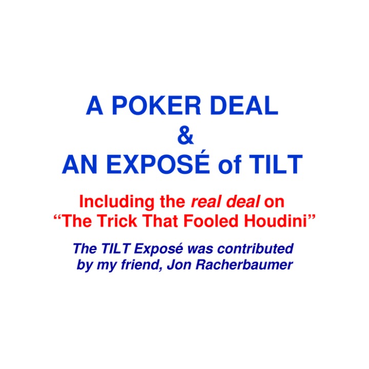 A Poker Deal & An Exposé of TILT by Paul A. Lelekis eBook DOWNLOAD