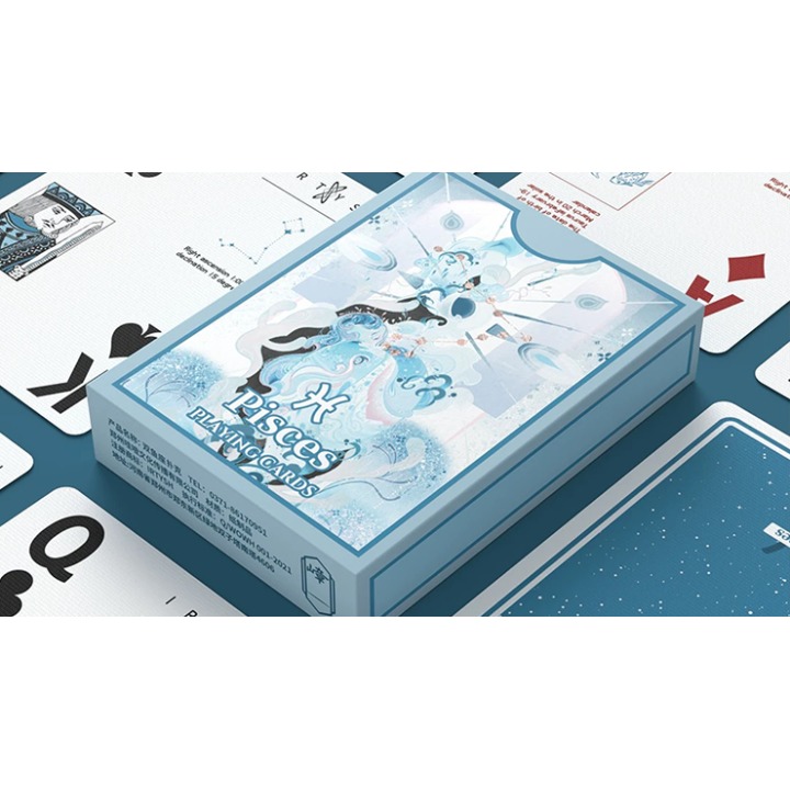 Pisces Playing Cards by WohStudio