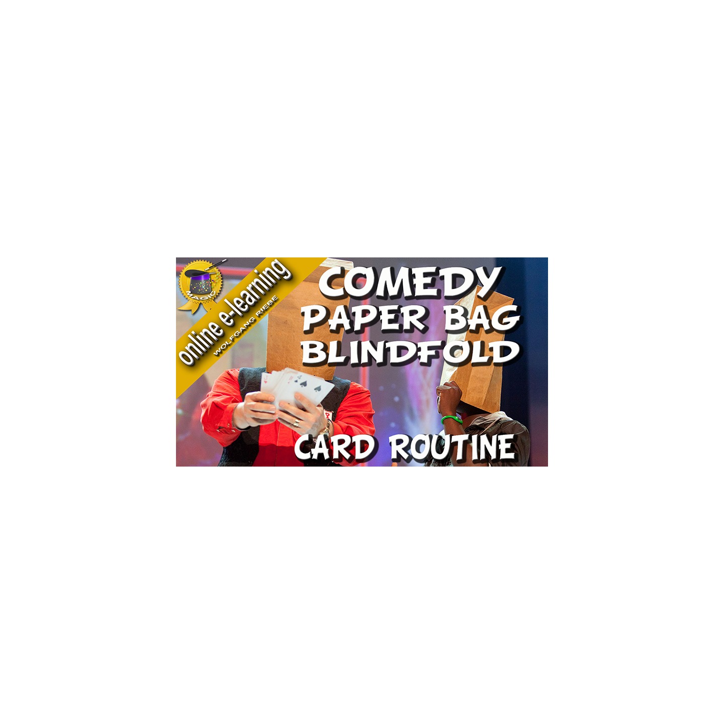 Comedy Paper Bag Blindfold Routine by Wolfgang Riebe video DOWNLOAD