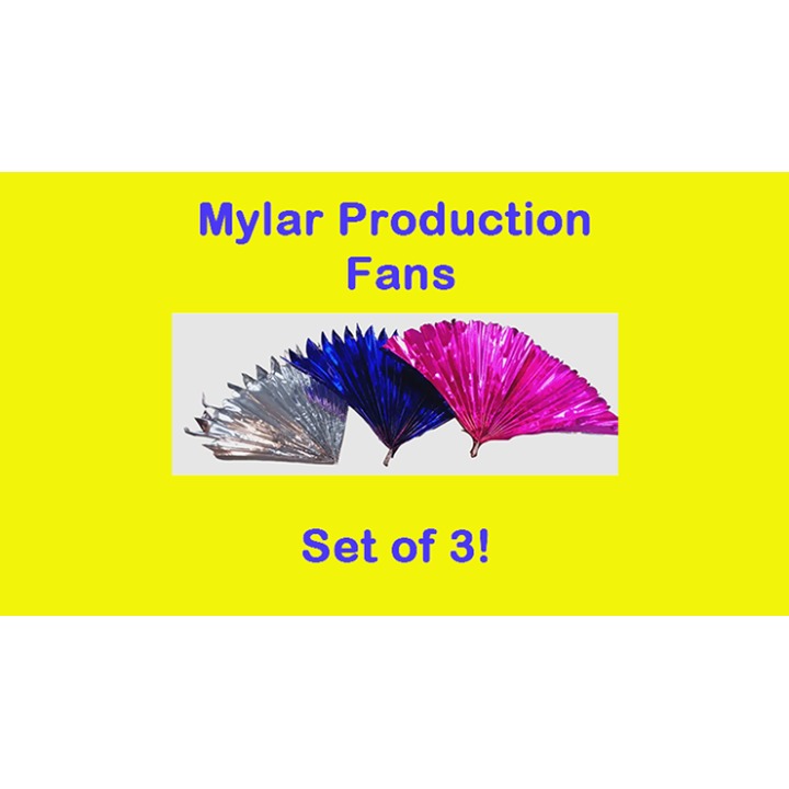 Mylar Production Fans (Set of 3)