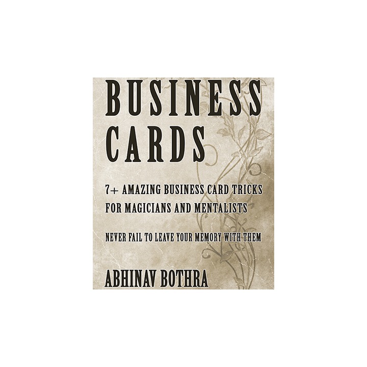 Business Cards by Abhinav Bothra Mixed Media DOWNLOAD