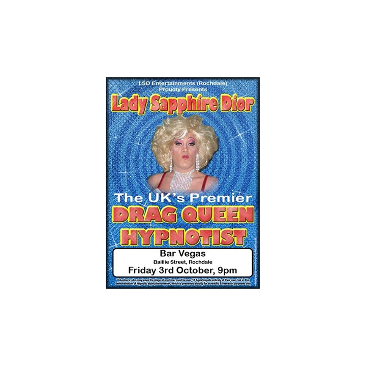 Drag Queen Comedy Stage Hypnosis Course by Jonathan Royle & Lady Sapphire Dior Mixed Media DOWNLOAD