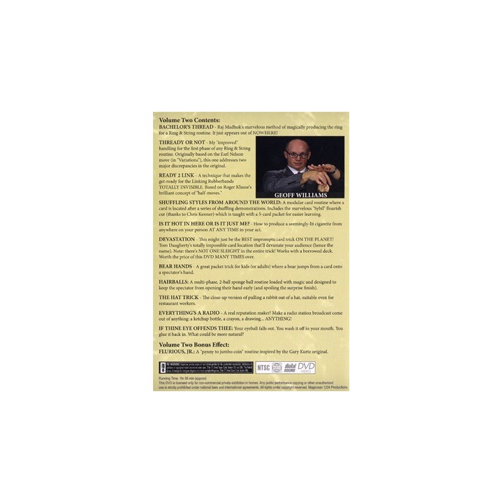 Miracles For Mortals Volume Two by Geoff Williams - DVD
