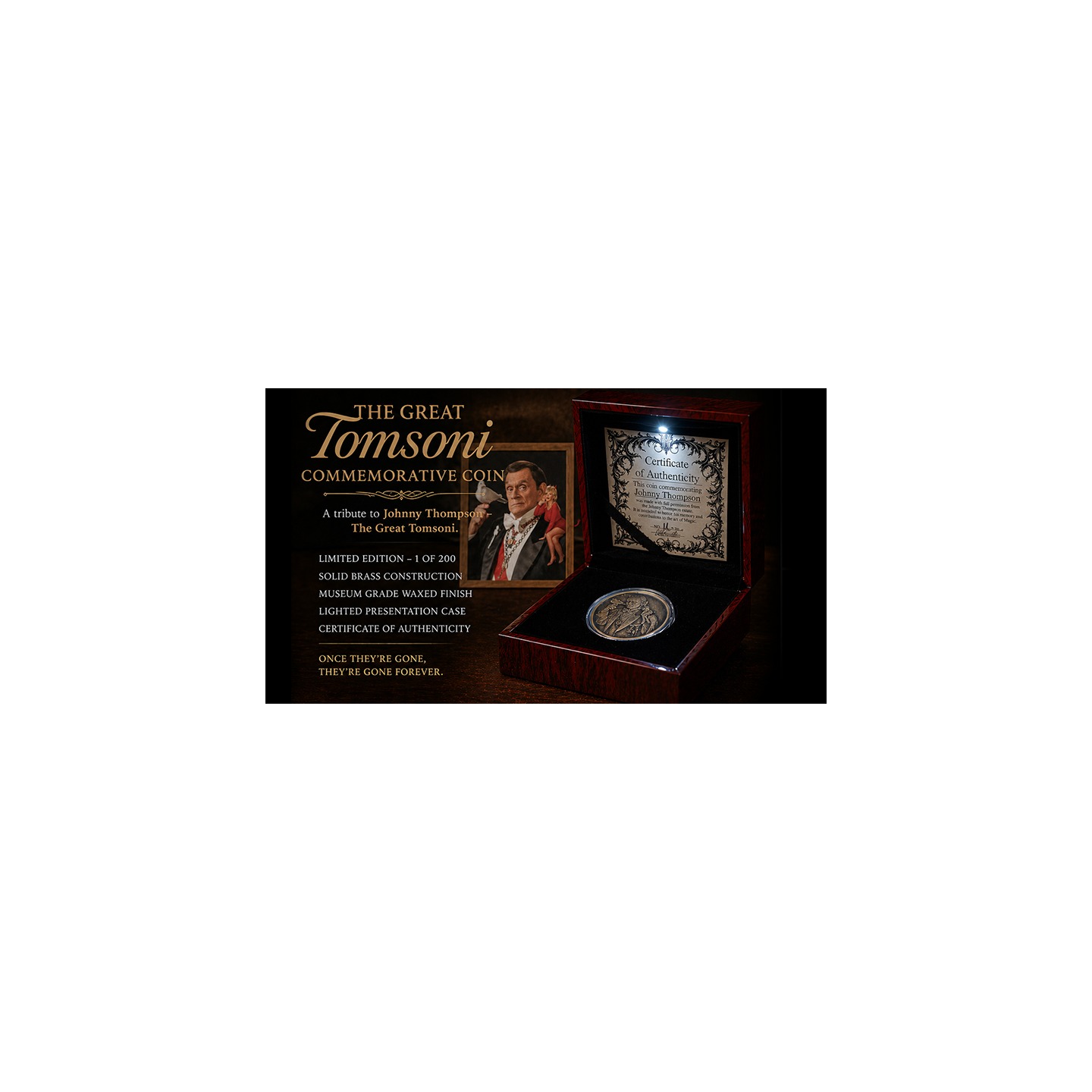 The Great Tomsoni Commemorative Coin