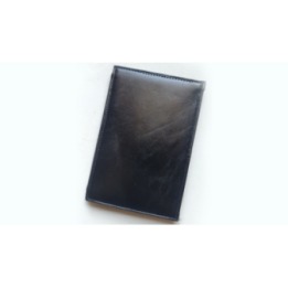 Mini Bombshell Wallet (Black Smooth) by CAHYO