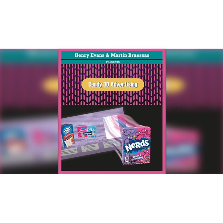 3D Candy Advertisement (Gimmicks and Online Instructions) by Henry Evans and Mysteries