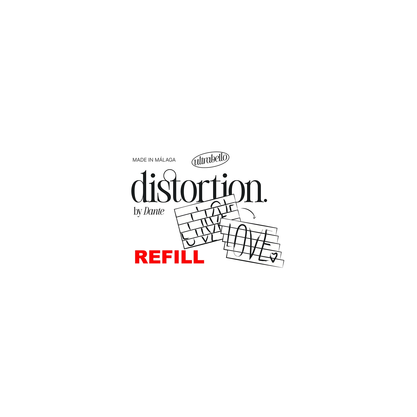 Distortion (Refill, 25 pieces) by Dante and Ultrabello