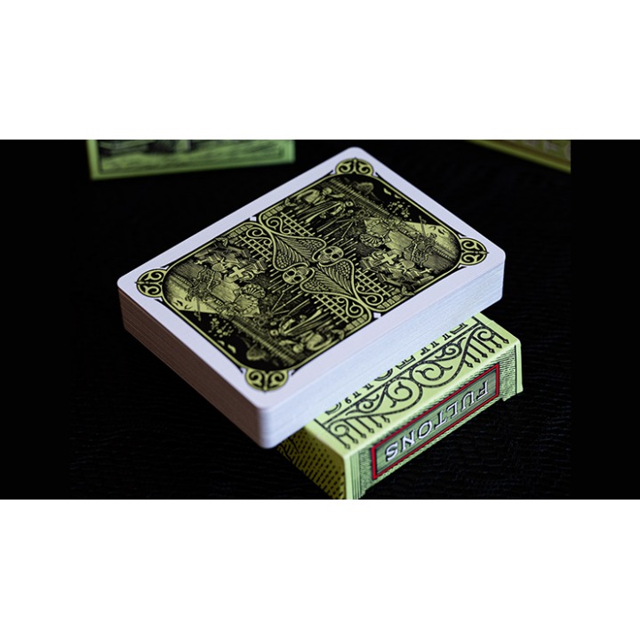 FULTON'S Day Of The Dead Green Edition Playing Cards