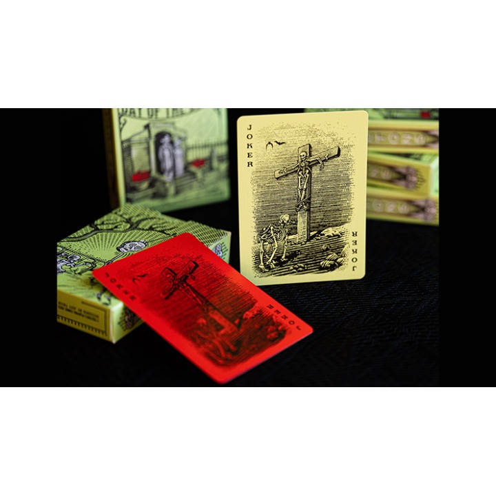 FULTON'S Day Of The Dead Green Edition Playing Cards