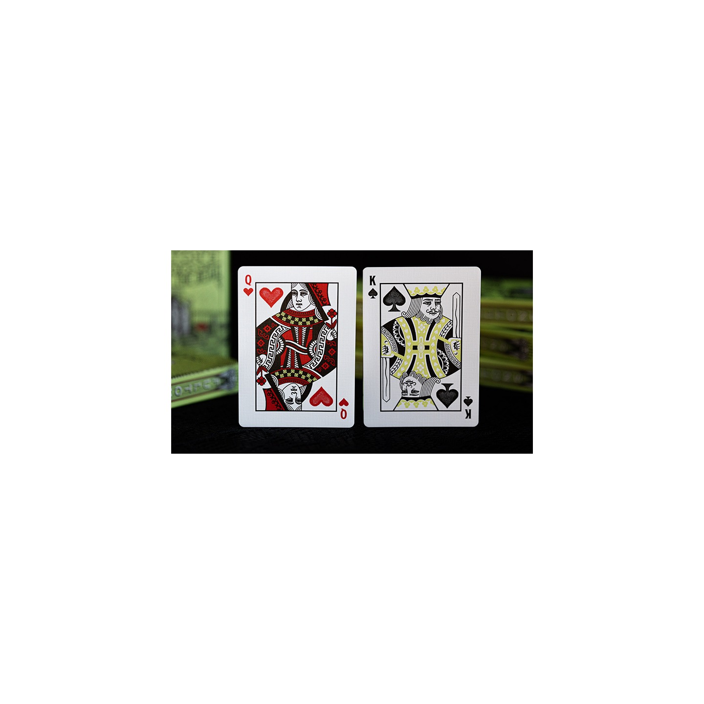 FULTON'S Day Of The Dead Green Edition Playing Cards
