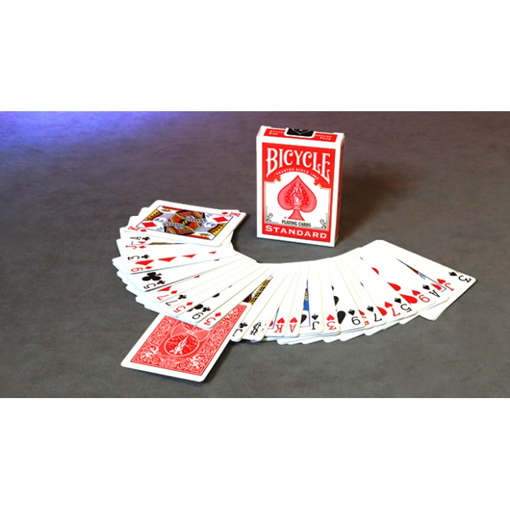 Invisible Deck Bicycle (Red)