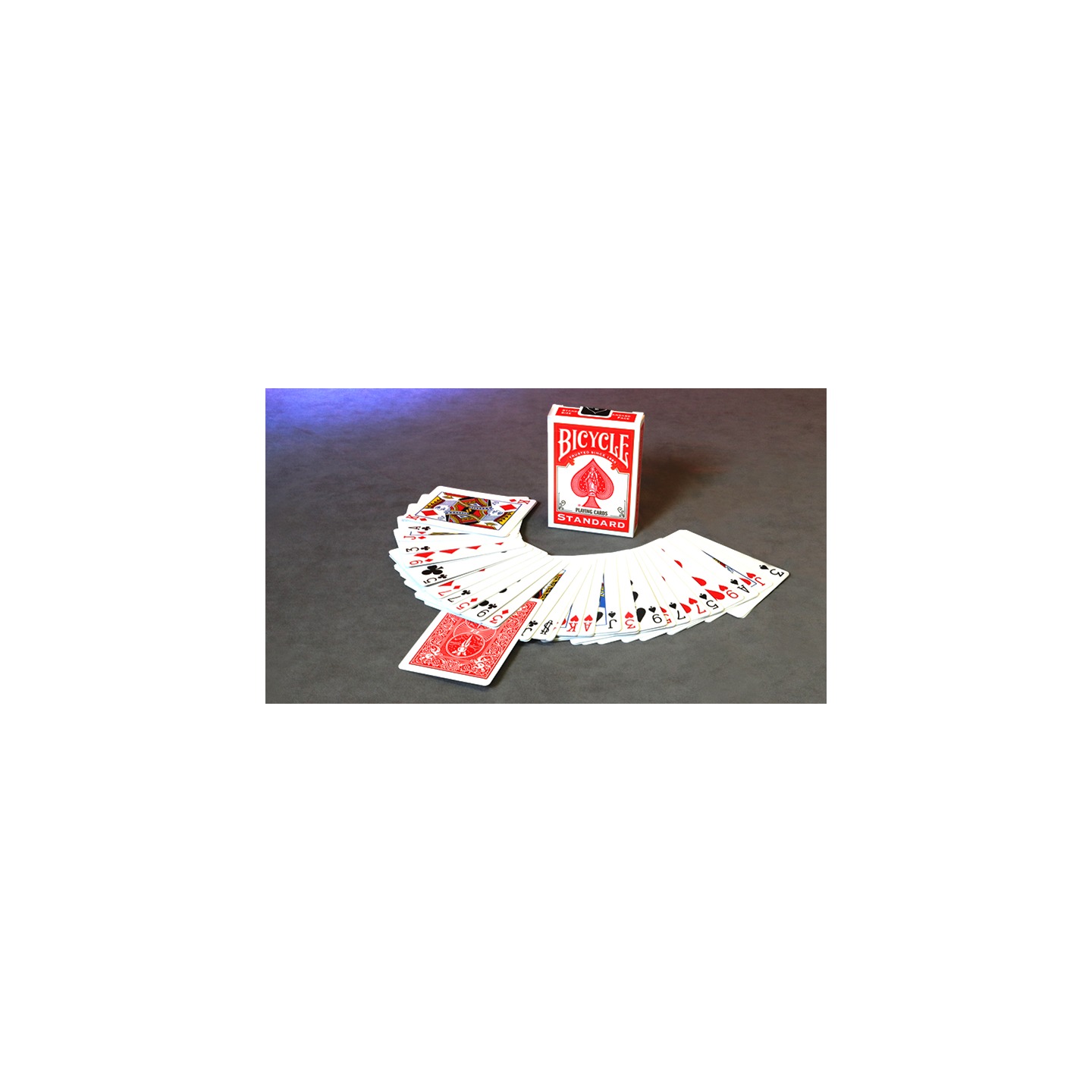Invisible Deck Bicycle (Red)