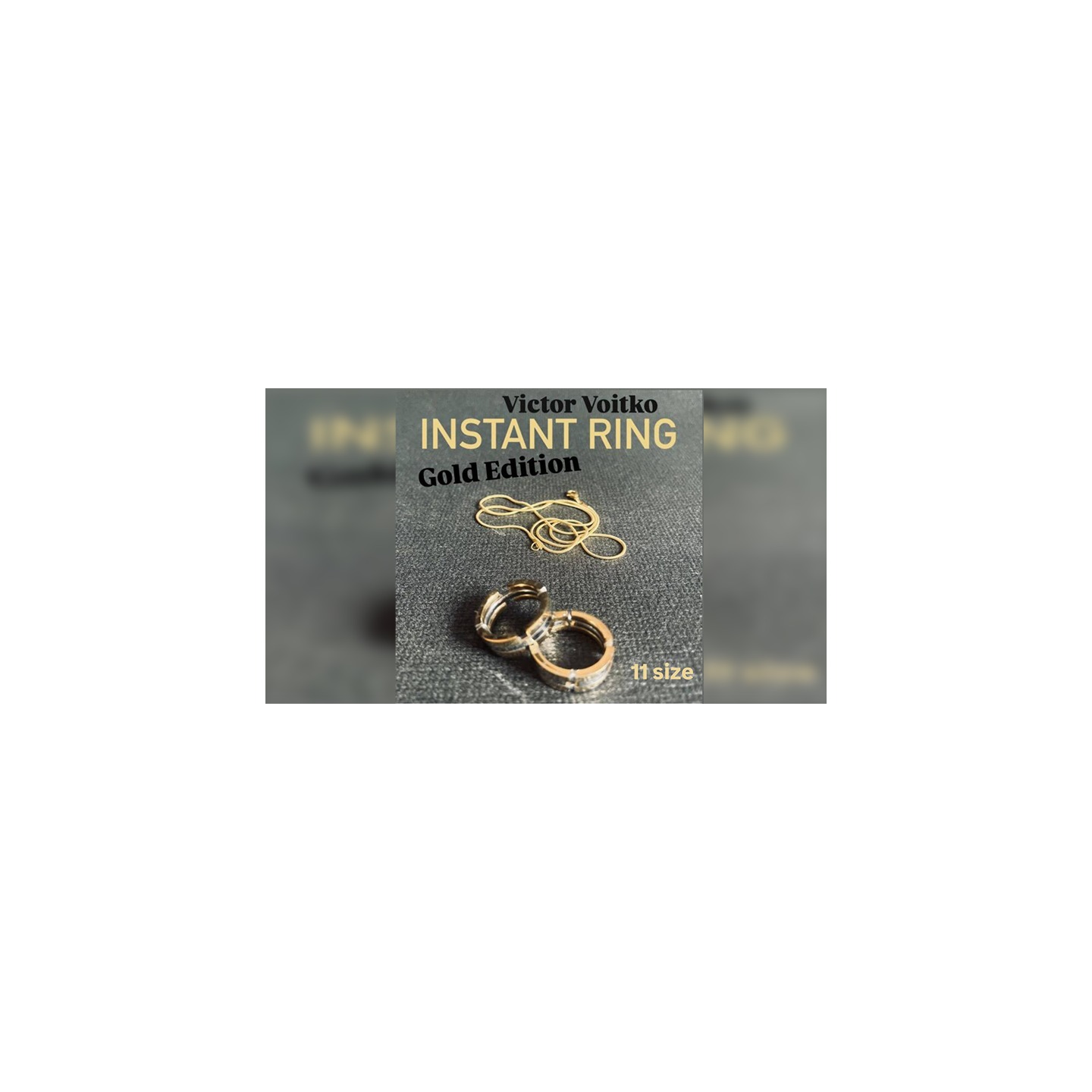 Instant Ring (silver/gold, Size 11) by Viktor Voitko
