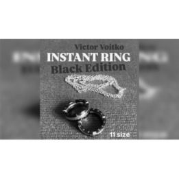 Instant Ring (silver/black, Size 11) by Viktor Voitko