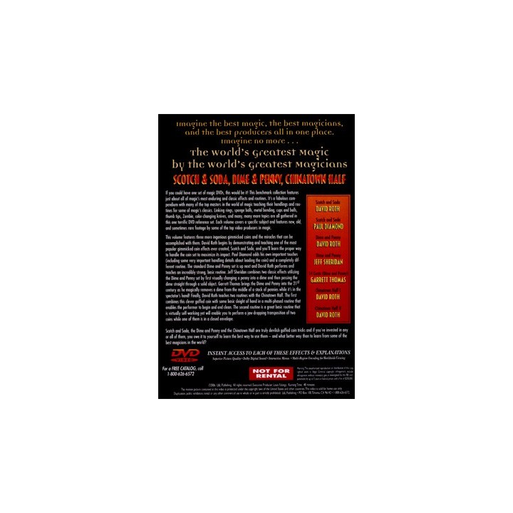 World's Greatest Magic: Scotch And Soda, Dime And Penny, ChinaTown Half - DVD