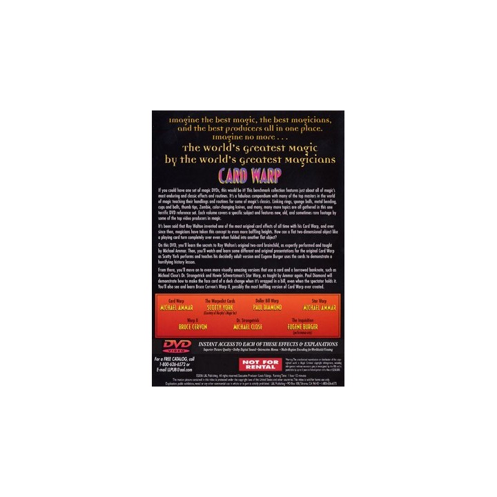 World's Greatest Magic: Card Warp - DVD