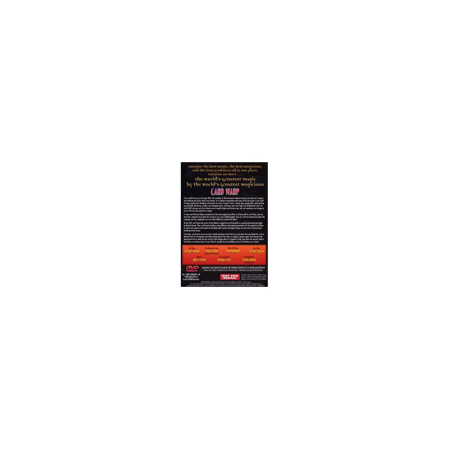 World's Greatest Magic: Card Warp - DVD