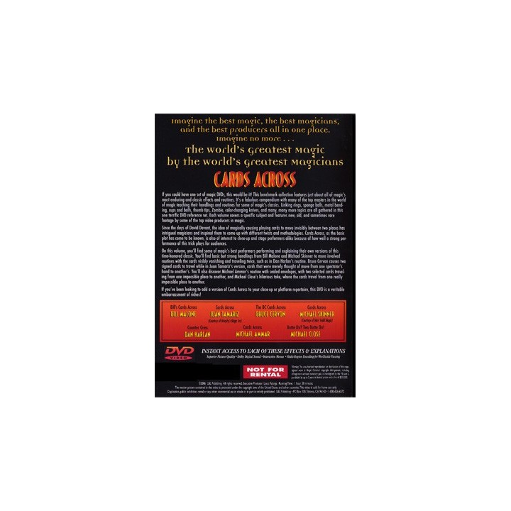 World's Greatest Magic: Cards Across - DVD