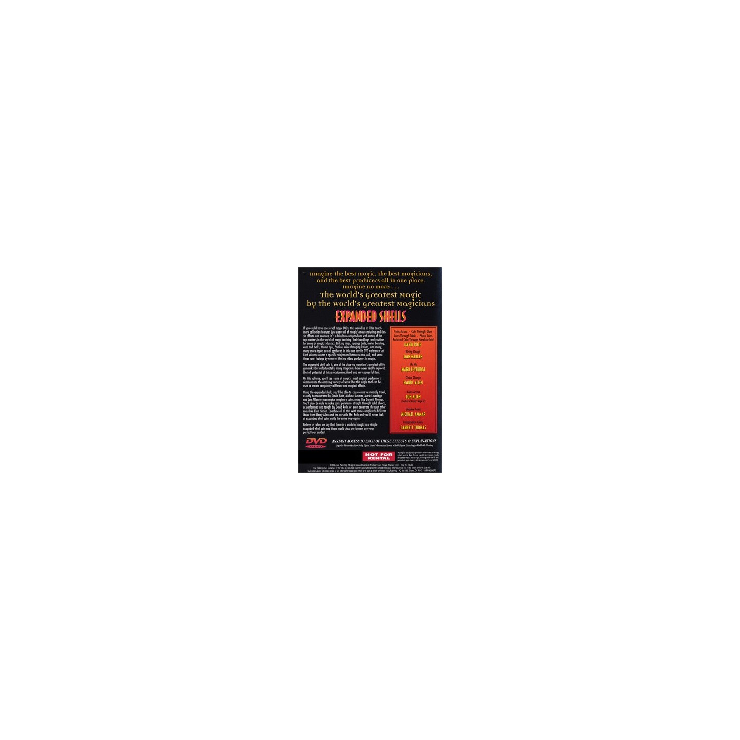 World's Greatest Magic: Expanded Shells - DVD