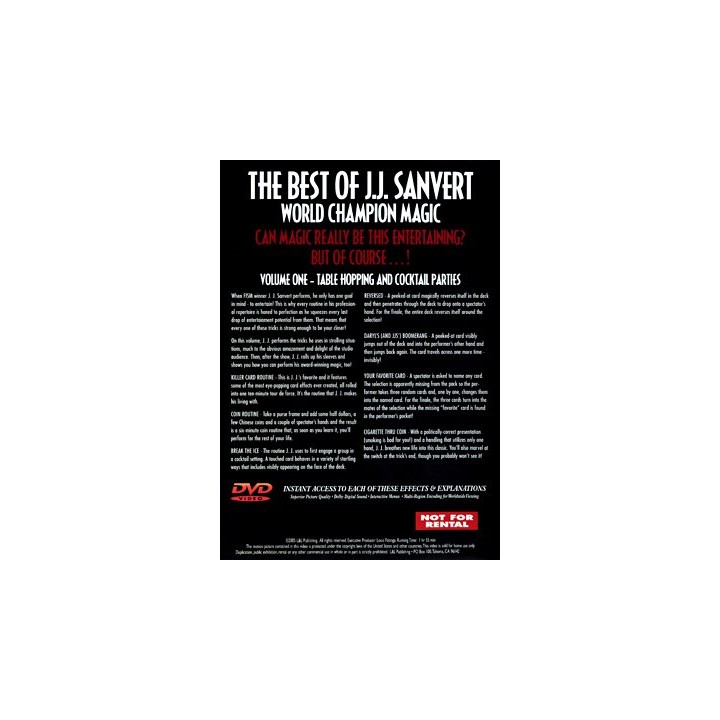 Best of JJ Sanvert - World Champion Magic - Volume 1 - DVD