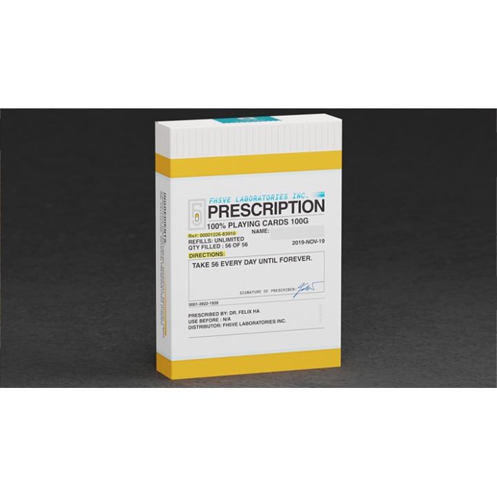 PRESCRIPTION Playing Cards