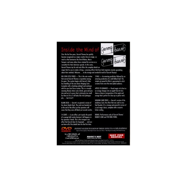 Inside the Mind of Garrett Thomas Vol 1 - DVD