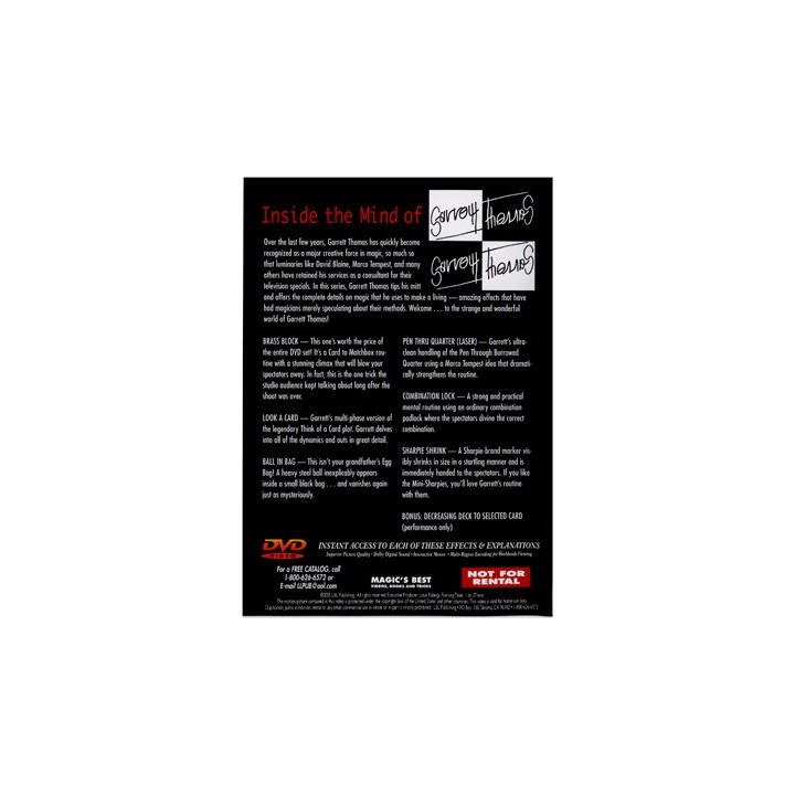 Inside the Mind of Garrett Thomas Vol 3 - DVD