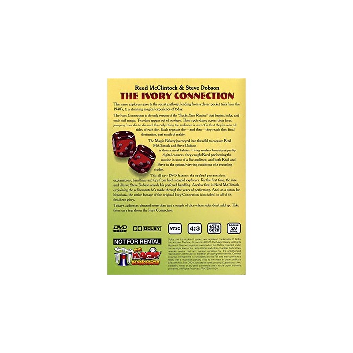 The Ivory Connection by Reed McClintock and Steve Dobson - DVD