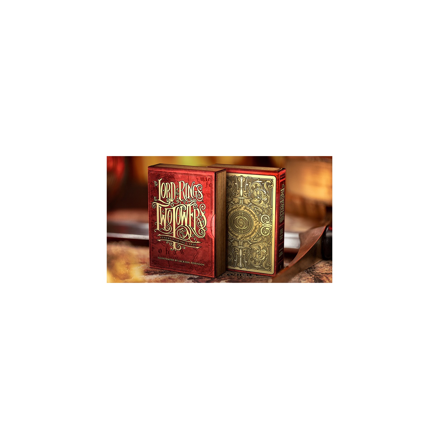 The Lord of the Rings - Two Towers Playing Cards (Foiled Edition) by Kings Wild