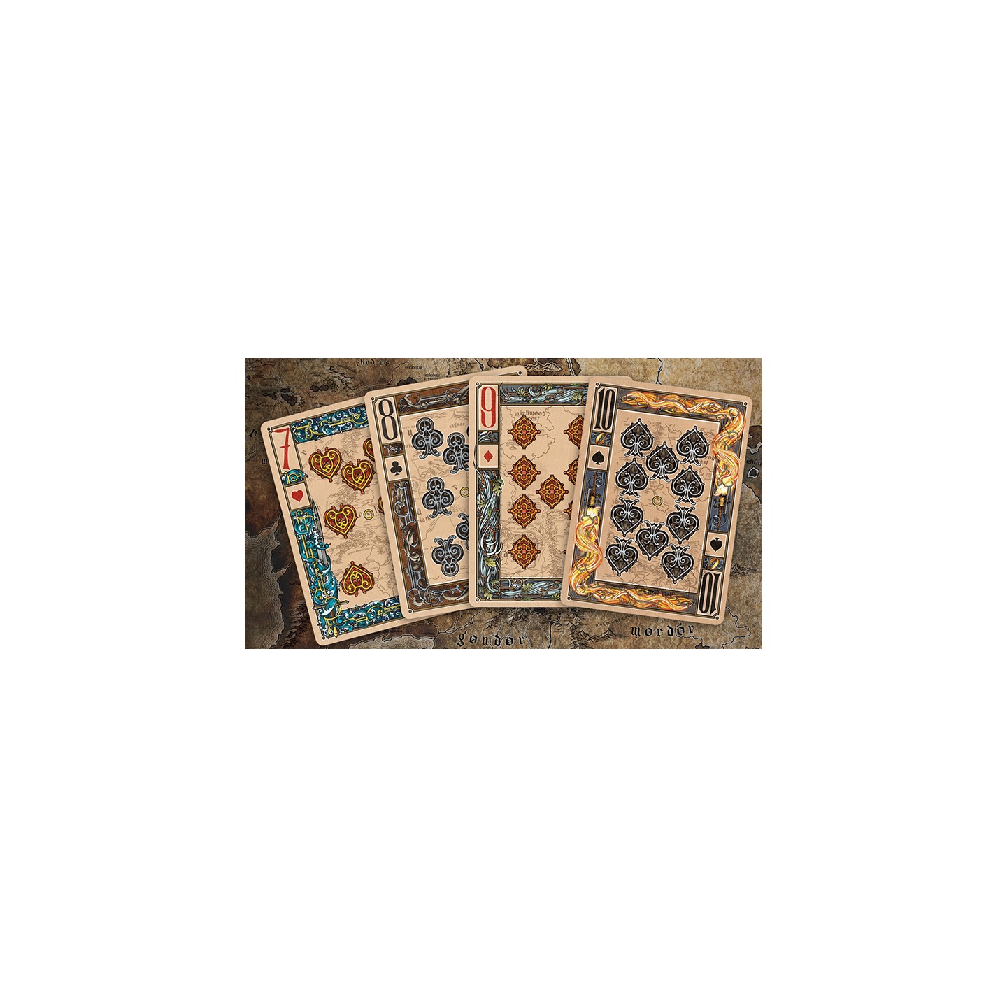 The Lord of the Rings - Two Towers Playing Cards (Foiled Edition) by Kings Wild