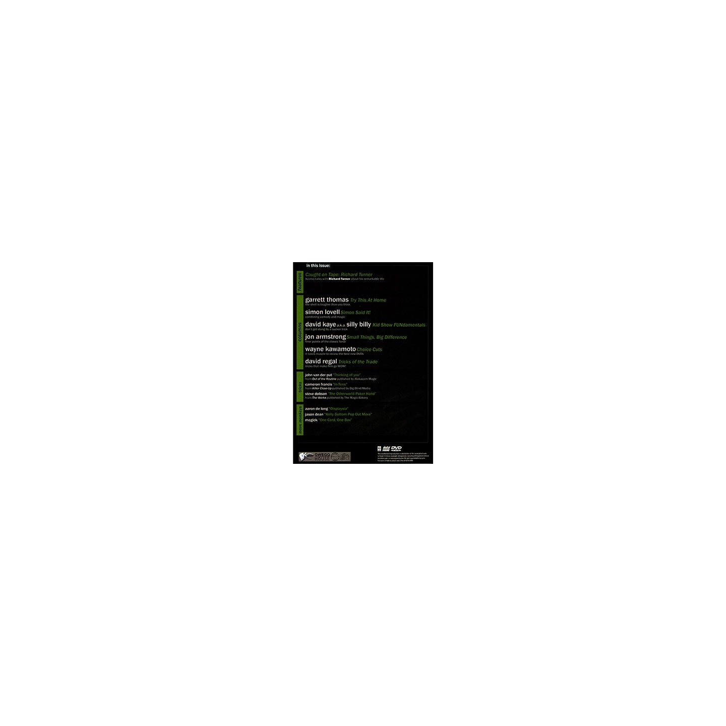 Reel Magic Episode 9 (Richard Turner)- DVD