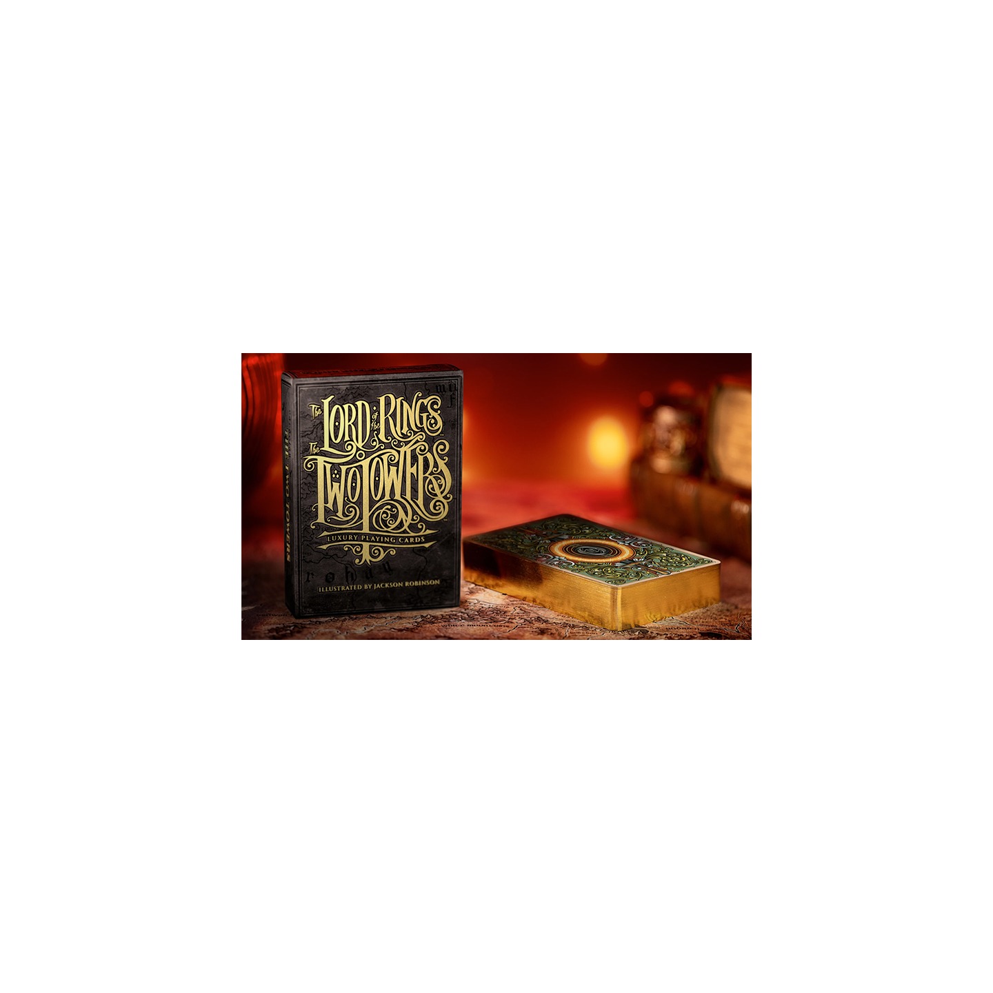 The Lord of the Rings - Two Towers Playing Cards (Gilded Edition) by Kings Wild