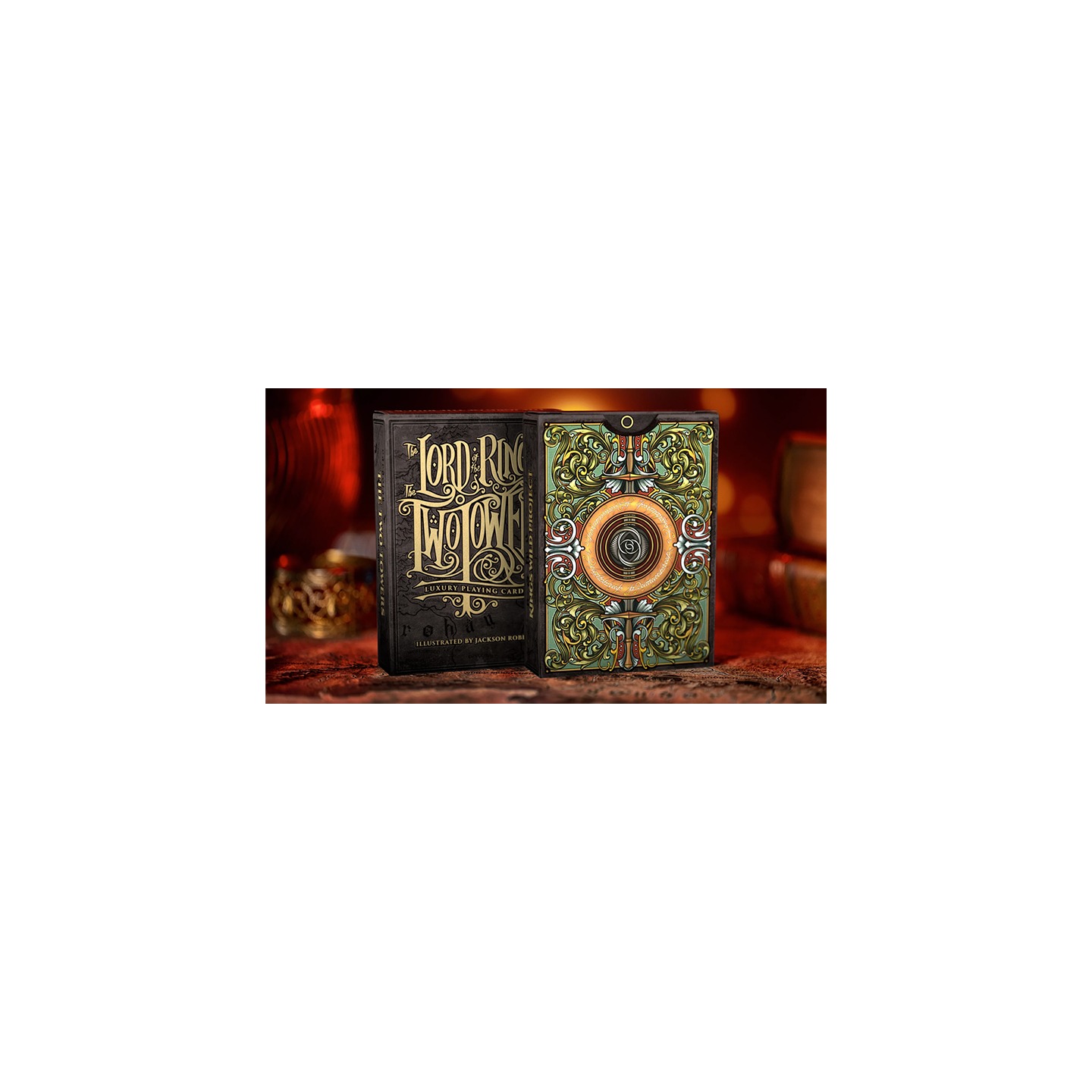 The Lord of the Rings - Two Towers Playing Cards (Gilded Edition) by Kings Wild