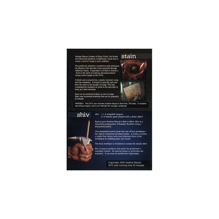Stain-Shiv by Andrew Mayne - DVD