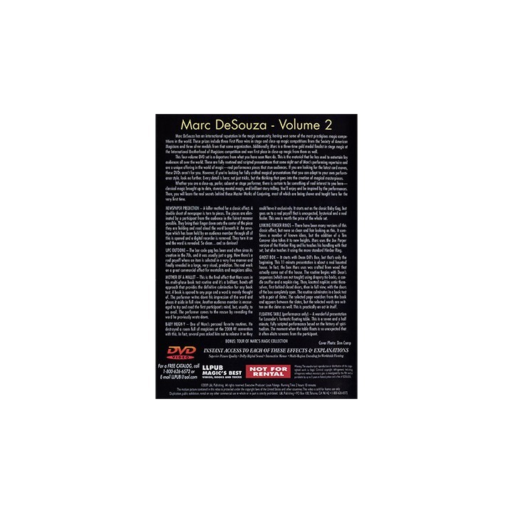 Master Works of Conjuring Vol. 2 by Marc DeSouza - DVD