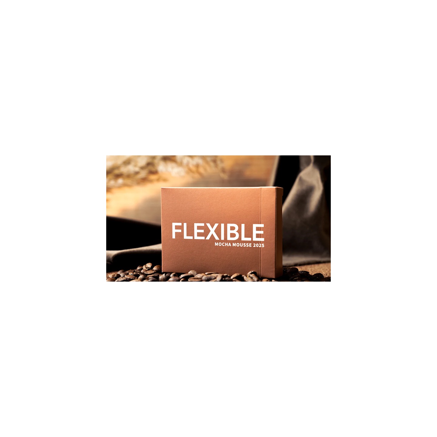 Flexible Mocha Mousse Playing Cards by TCC