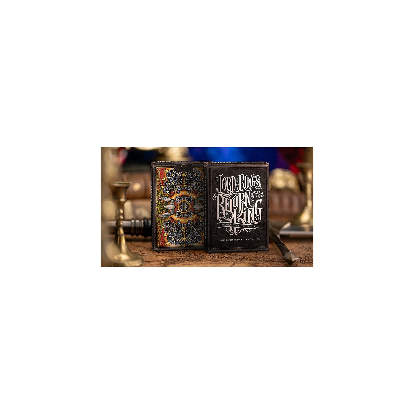 The Lord of the Rings - Return of the King Playing Cards (Black Gilded Edition) by Kings Wild