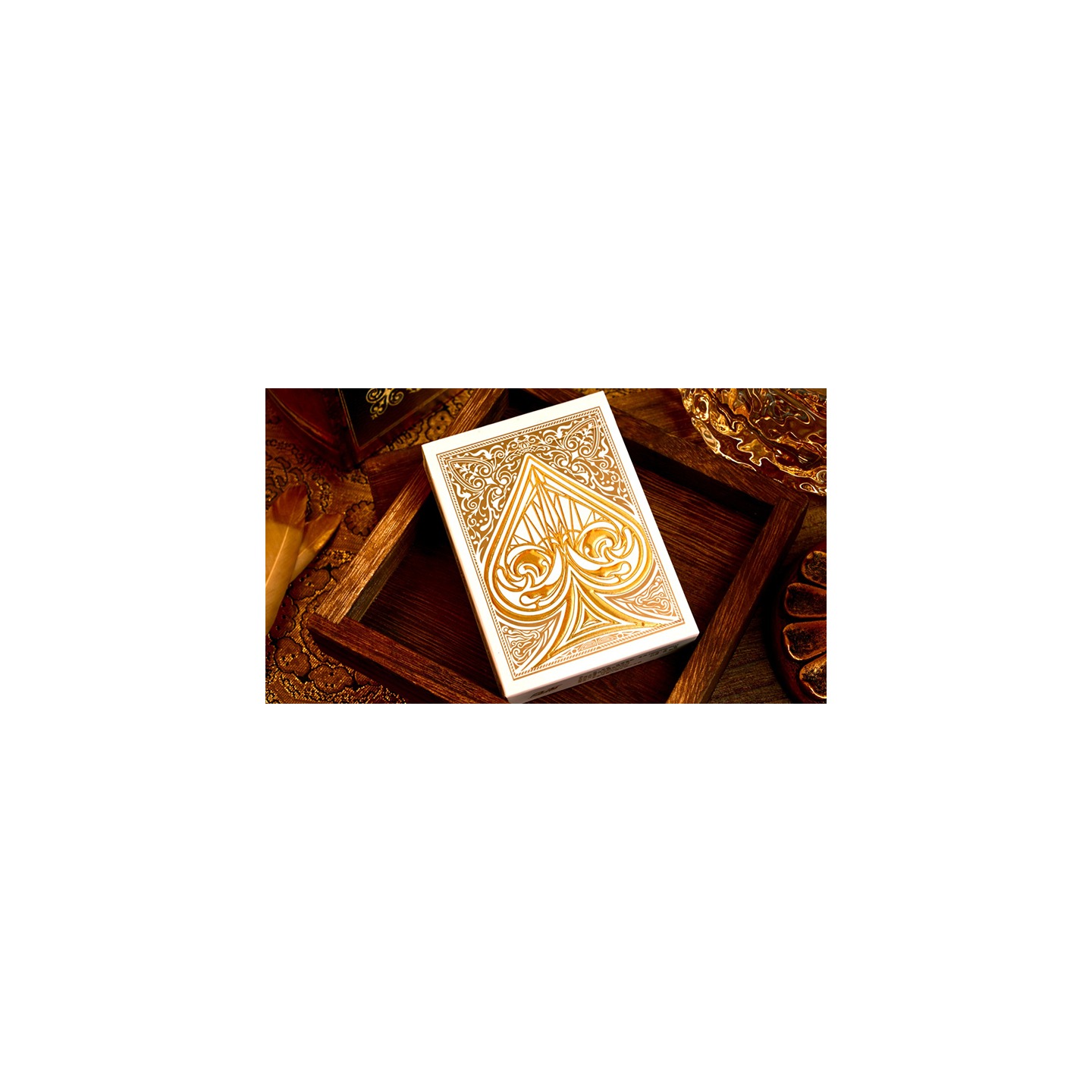 Sanctuary (Gold) Playing Cards