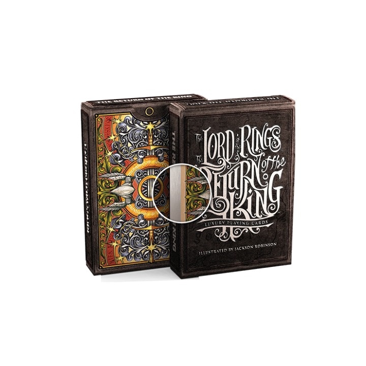 The Lord of the Rings - Return of the King Playing Cards (Black Gilded Edition) by Kings Wild