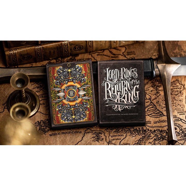 The Lord of the Rings - Return of the King Playing Cards (Black Gilded Edition) by Kings Wild
