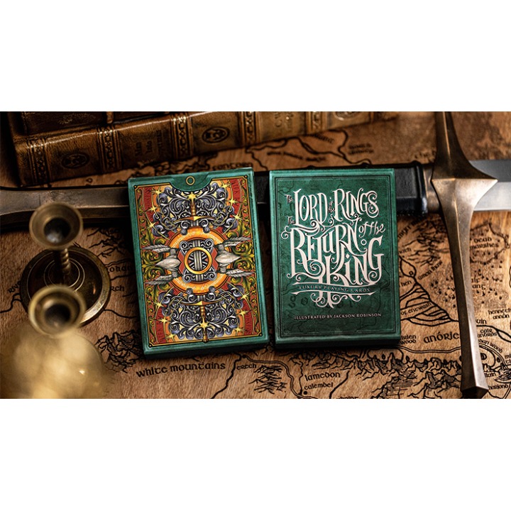 The Lord of the Rings - Return of the King Playing Cards by Kings Wild Project(Green)