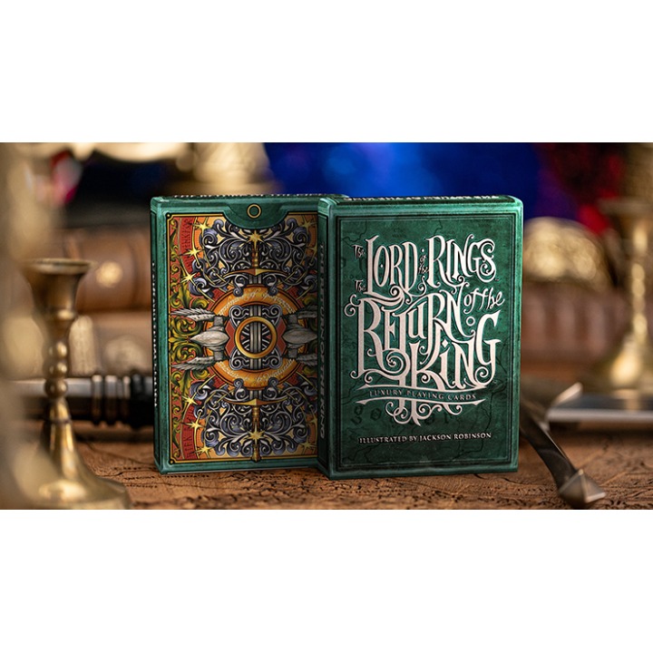 The Lord of the Rings - Return of the King Playing Cards by Kings Wild Project(Green)