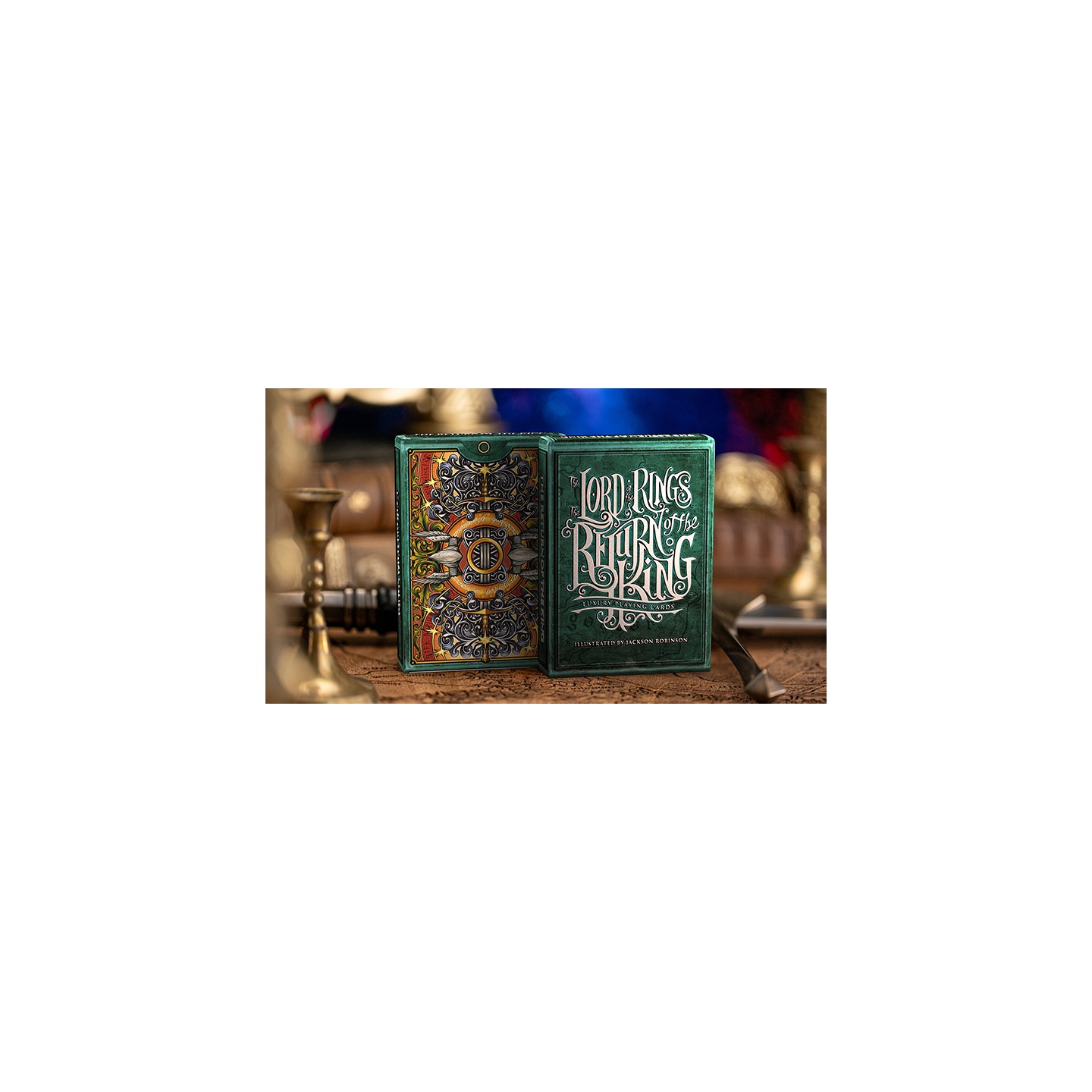The Lord of the Rings - Return of the King Playing Cards by Kings Wild Project(Green)