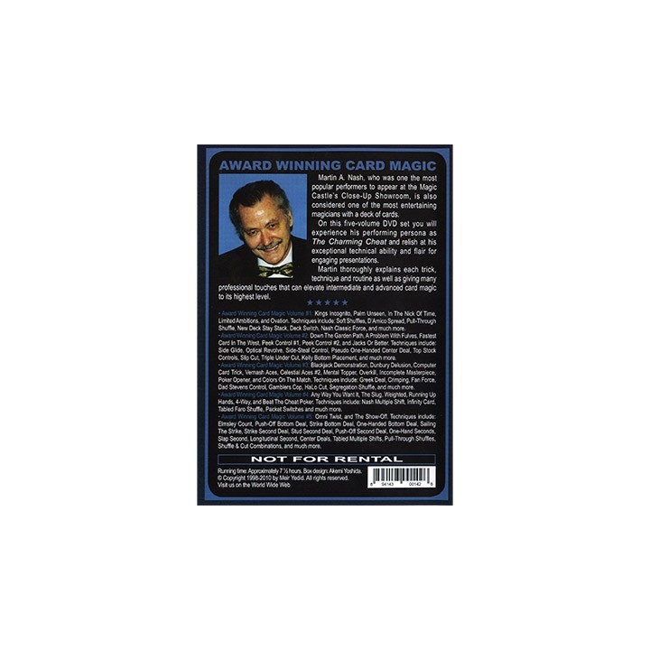 Award Winning Card Magic (5 DVD Set) by Martin Nash - DVD