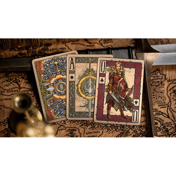 The Lord of the Rings - Return of the King Playing Cards by Kings Wild Project(Green)