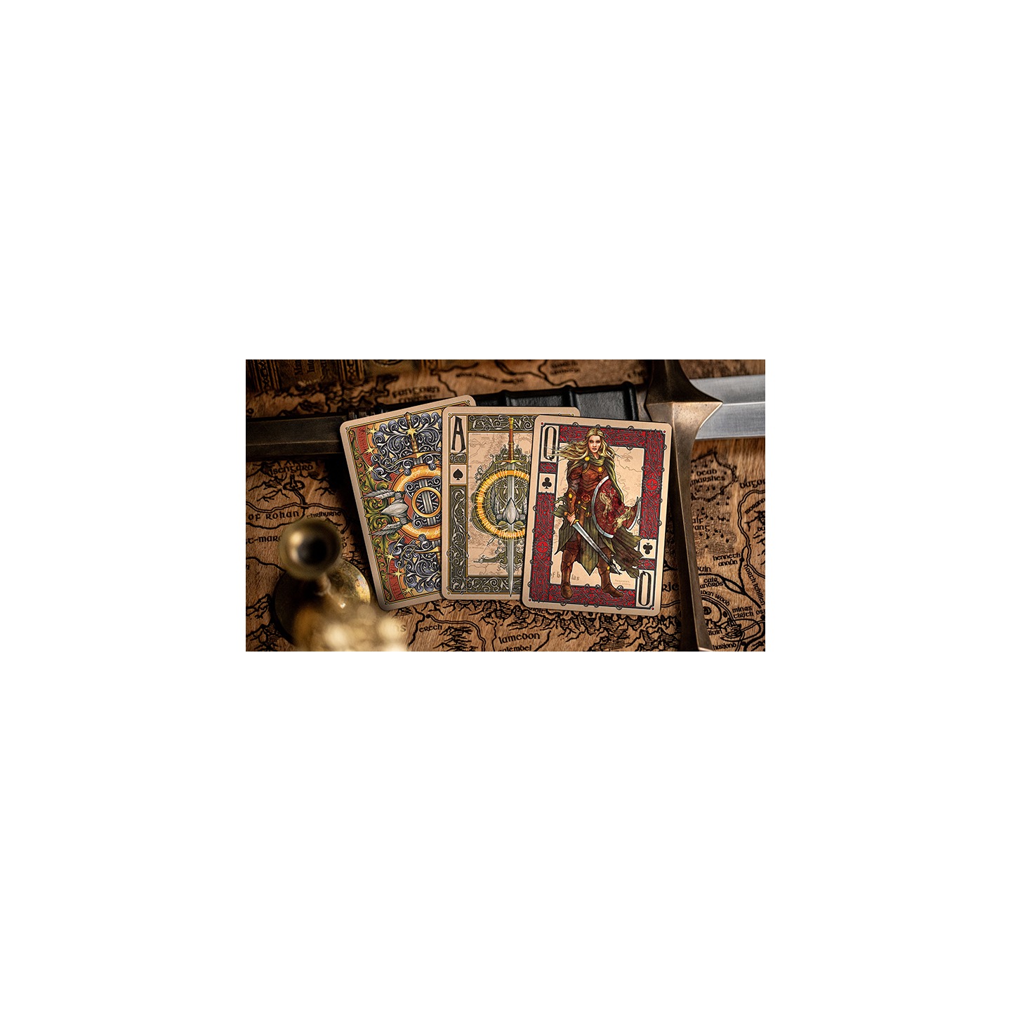The Lord of the Rings - Return of the King Playing Cards by Kings Wild Project(Green)