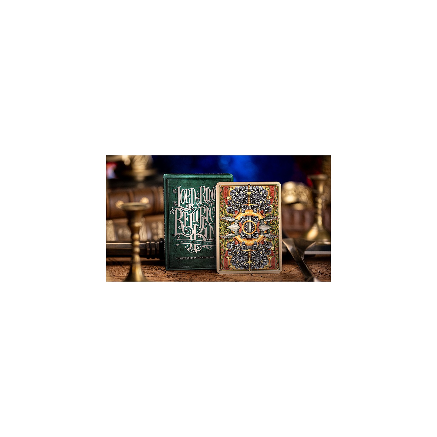 The Lord of the Rings - Return of the King Playing Cards by Kings Wild Project(Green)